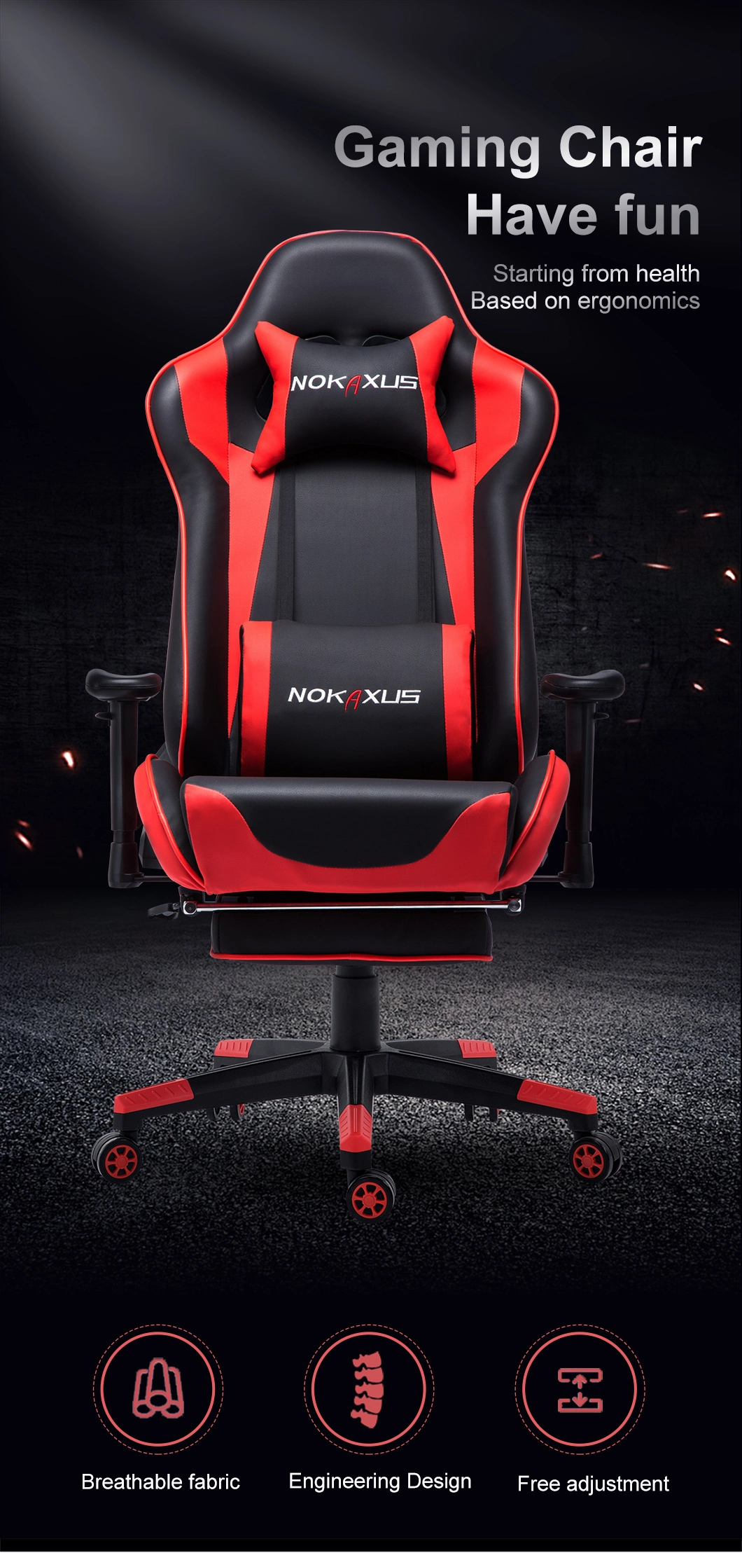 High-Quality Gamingchair Racing Chair for Gamer Office Gaming Chair