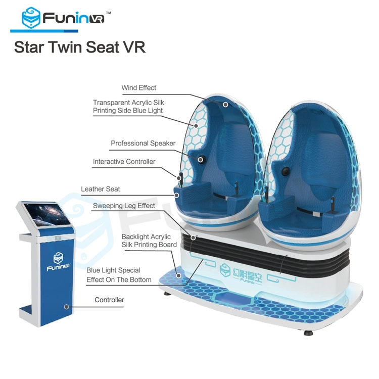 High-Tech Amusement Park Vr Gaming Simulator Virtual Reality 360 Degree Chair