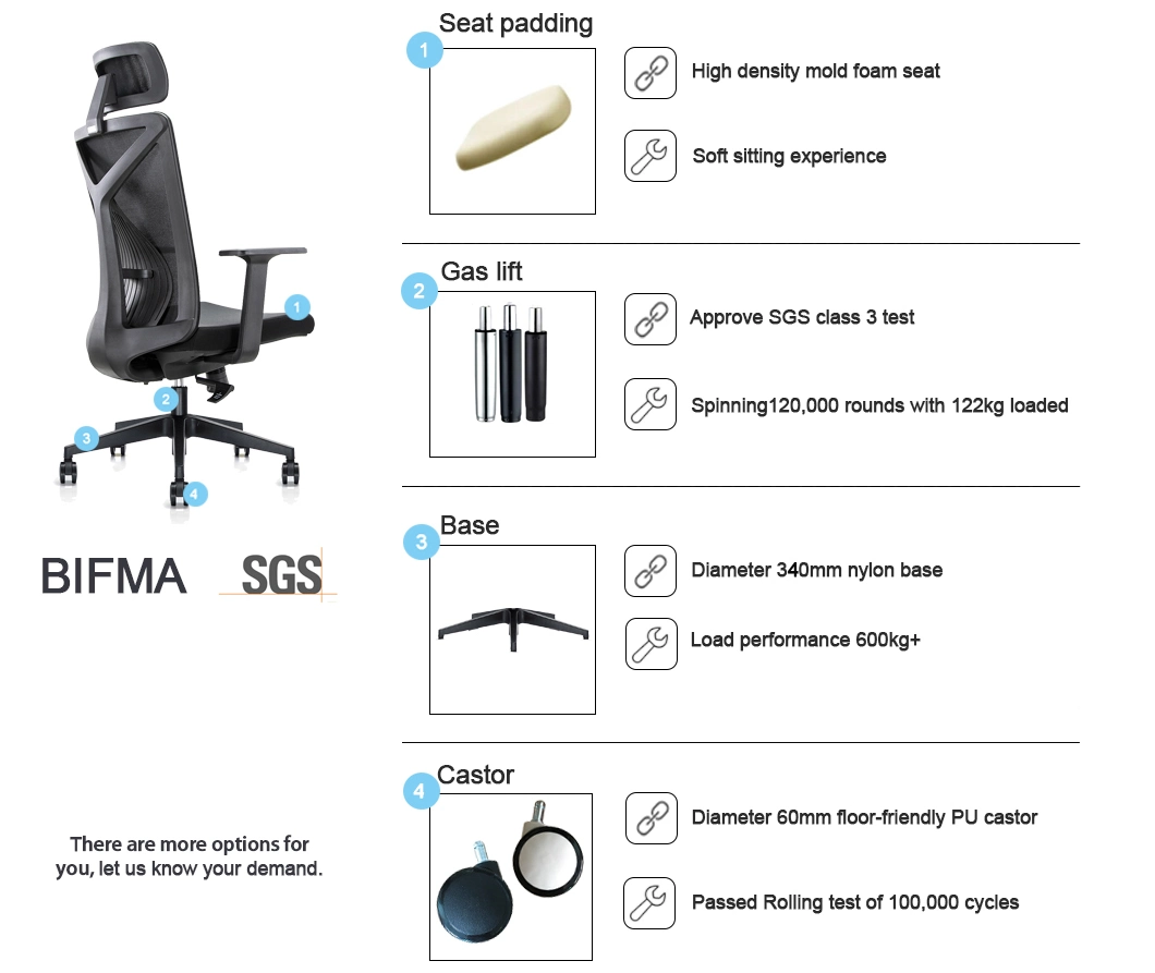 Modern Furniture Exclusive Design Foldable Backrest Mesh Office Gaming Chair