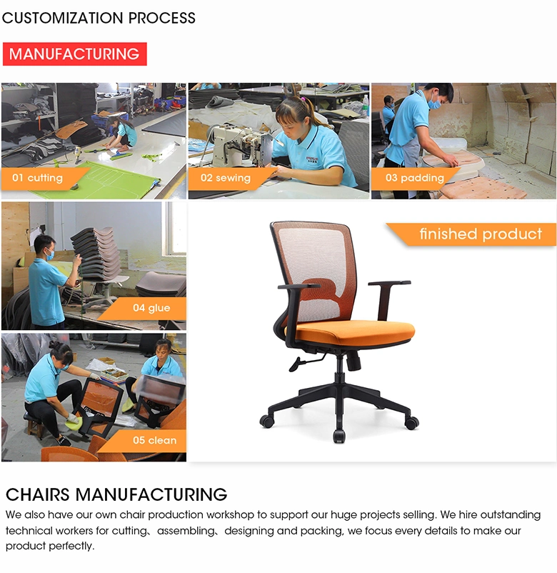 Multi-Function Gaming Home Ergonomic Executive Fabric Swivel Chair