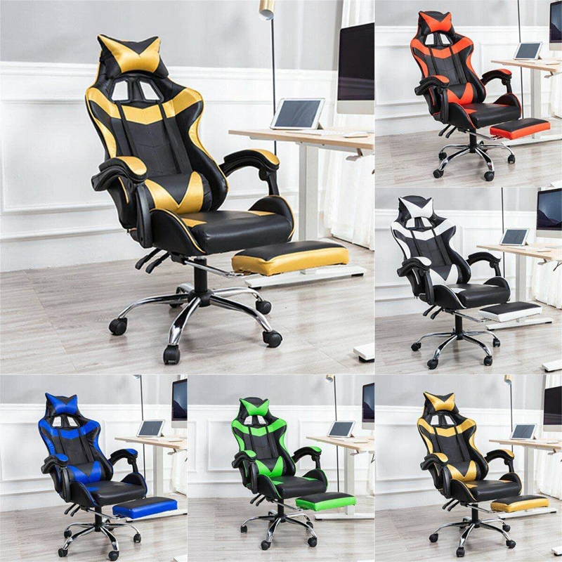 Popular Design PU Leather Computer Racing Gaming Chair with Wheels