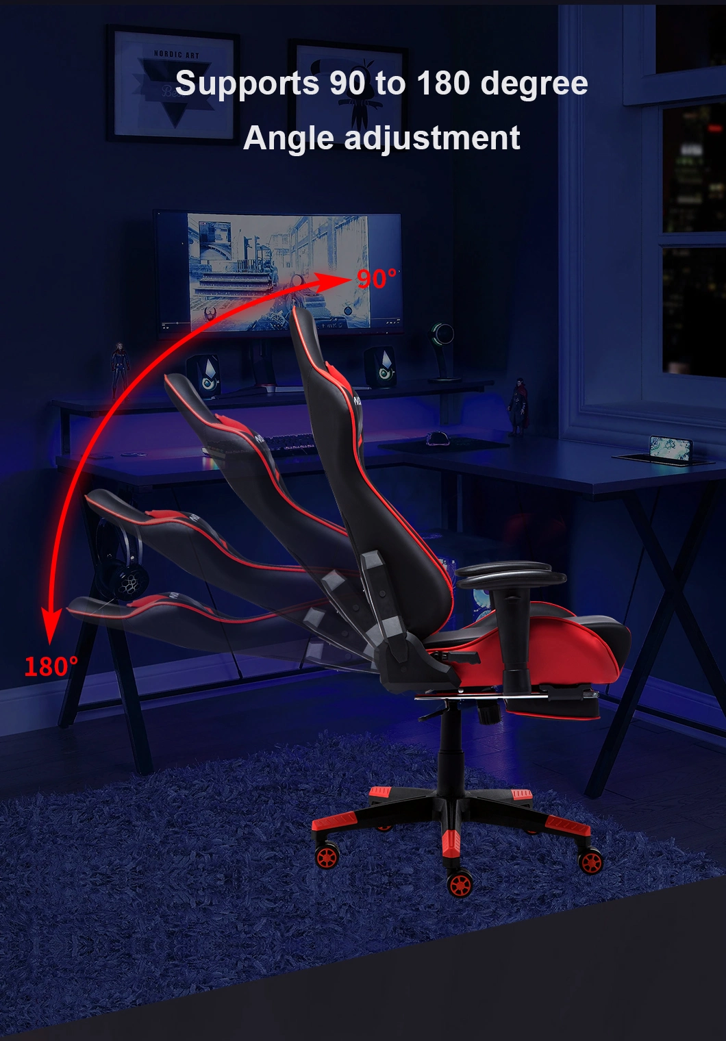 High-Quality Gamingchair Racing Chair for Gamer Office Gaming Chair