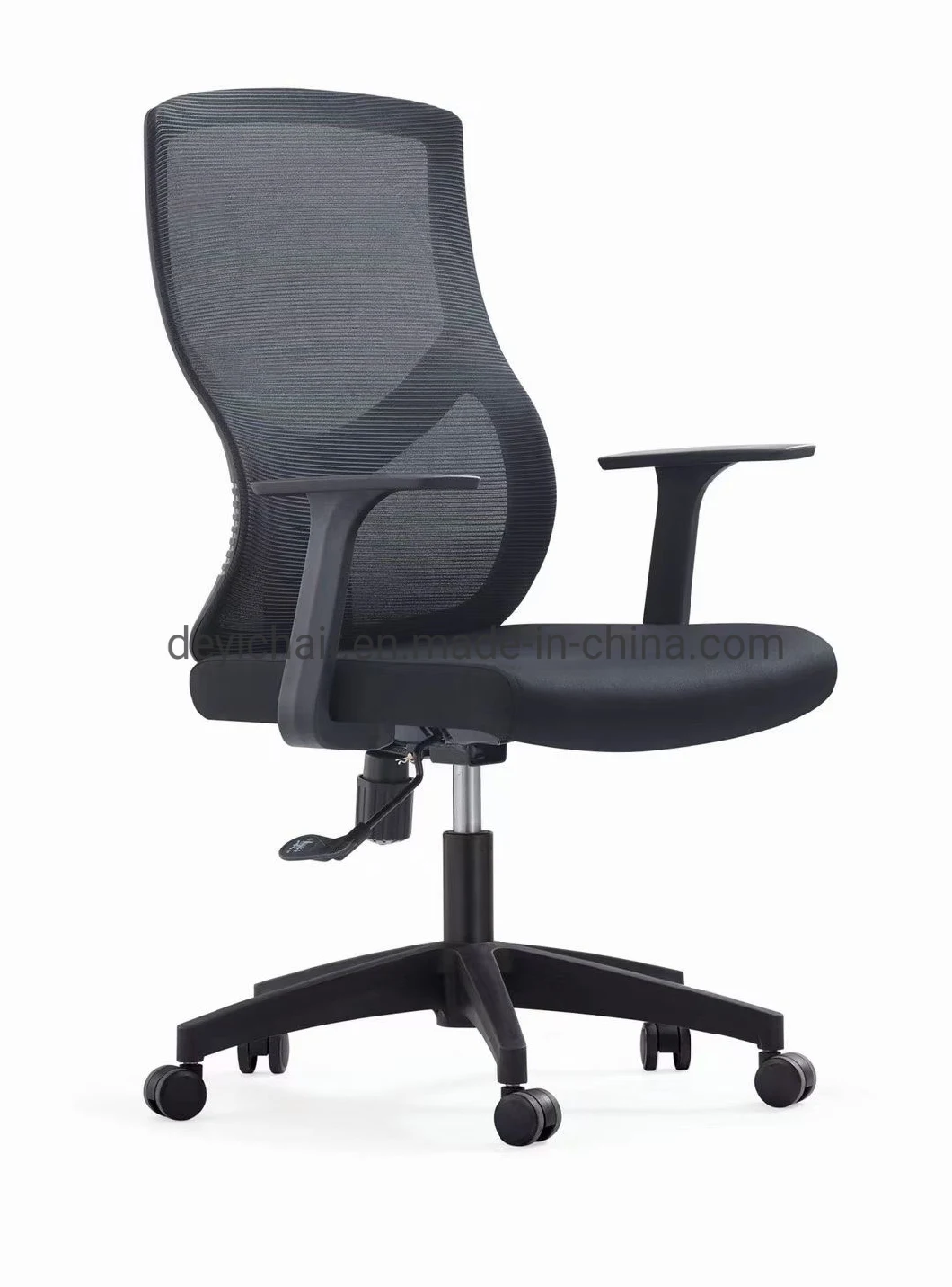 Mesh Back Fabric Cushion Seat Nylon Basetilting Mechanism Office Chair