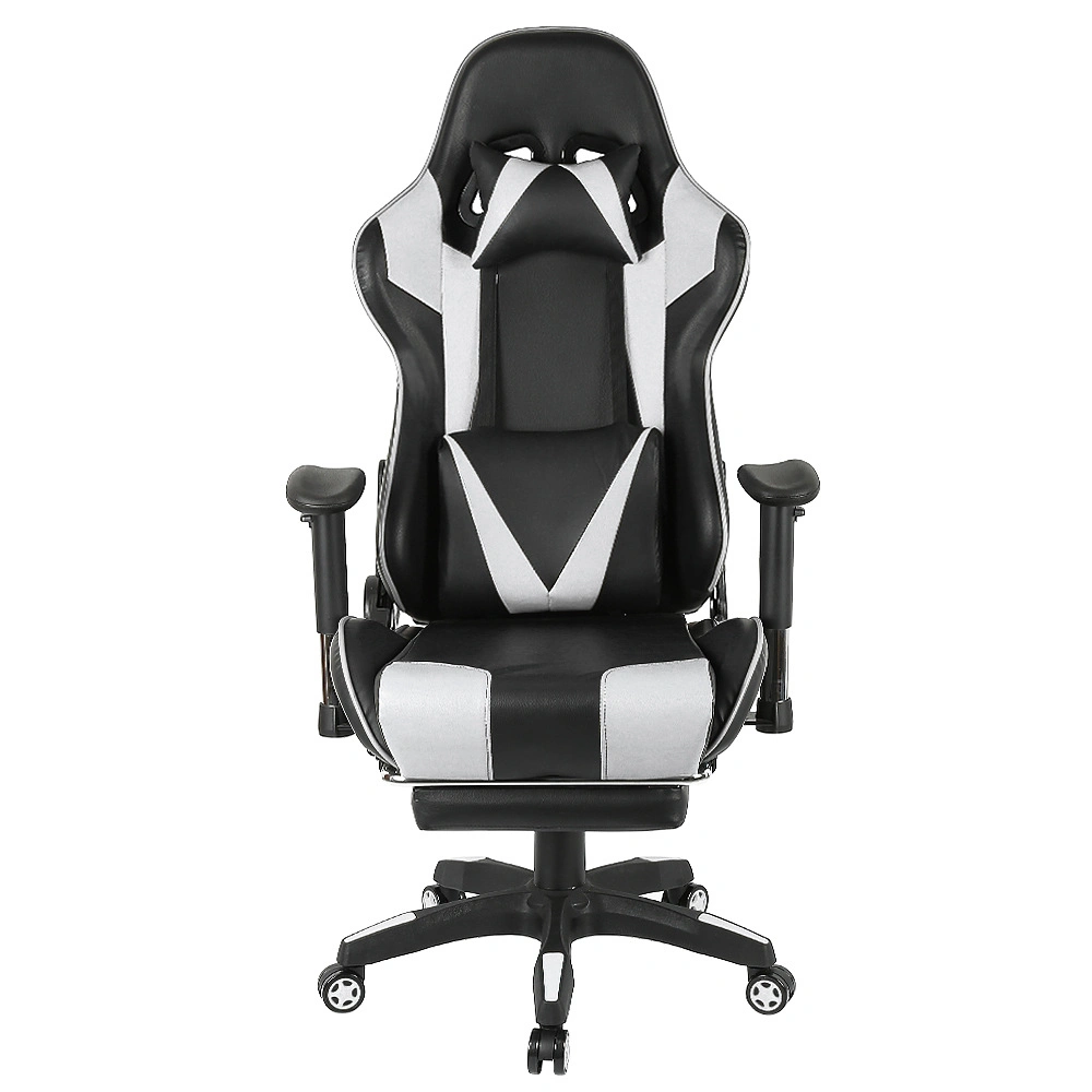 Gaming Chair with Tilt Mechanism, Adjustable Seat Height Office Chair Relax Chair Swivel Chair, Chair Racing Chair Office Swivel Chair with Headrest Wbb17059