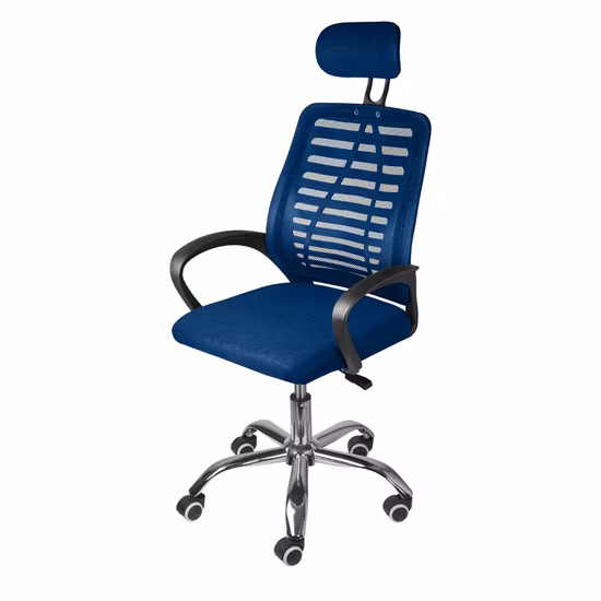 Modern Executive Gaming Swivel Fabric Gaming Office Metal Staff Chair