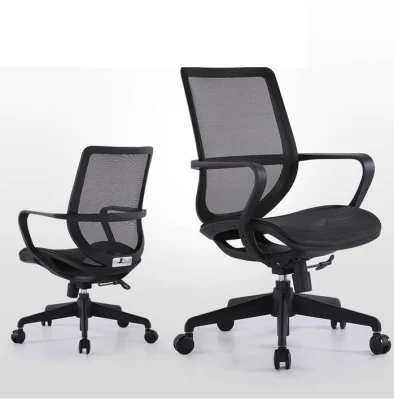 Fabric Armless Typist Chair/Low Back Mesh Swivel Office Chair